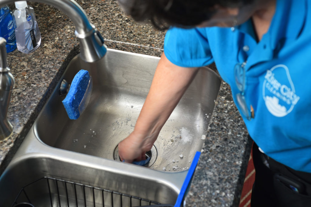 River City Cleaning -Cleaning Kitchen Sink